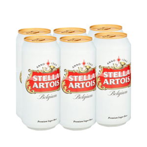 Пиво светлое STELLA ARTOIS 6 банок